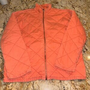 GAP Vibrant Orange Quilted Jacket